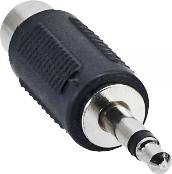 Adapteris AV InLine Jack 3.5mm - RCA (Cinch) juoda (99326)