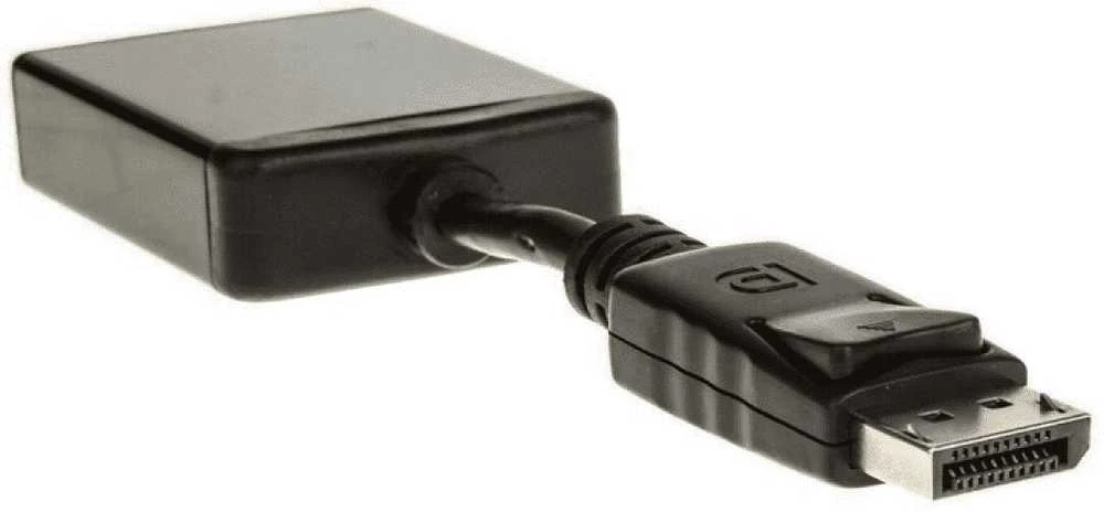 „InLine“ adapterio laidas, „DisplayPort“ lizdas su DVI-D lizdu – juodas