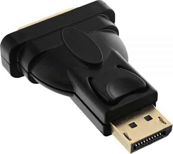 Adapteris AV InLine DisplayPort – DVI-D juodas (17199J)