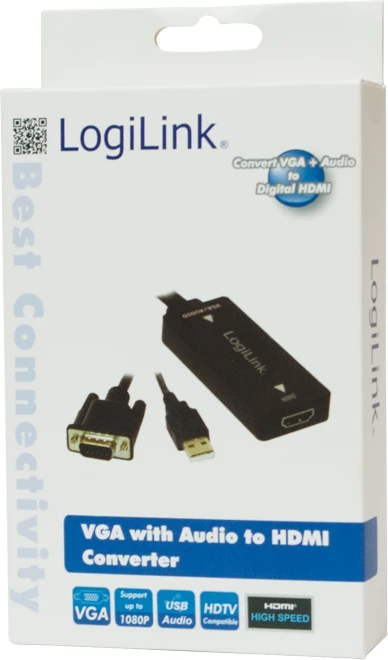 LOGILINK CV0060 LOGILINK - VGA su garso ir HDMI keitikliu