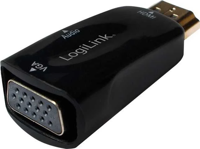 LogiLink HDMI į VGA adapteris su jungčių žymėjimu