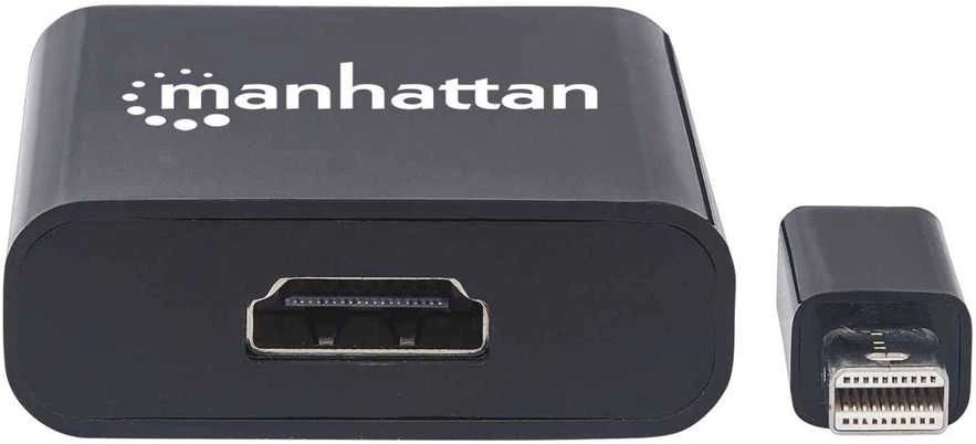 MANHATTAN Mini Ekranas port (DP) /HDMI Adapteris, M/F, juodas, 152570