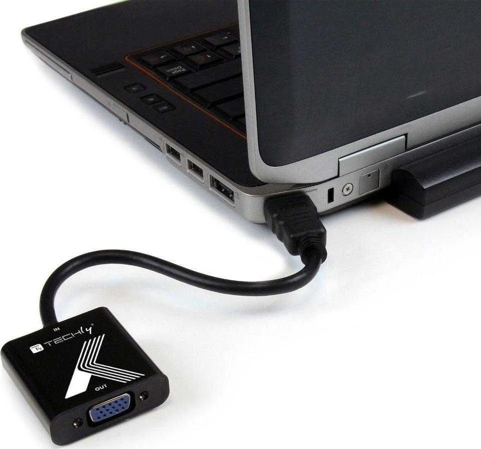 TECHLY kabelio adapterio konverteris iš HDMI į VGA