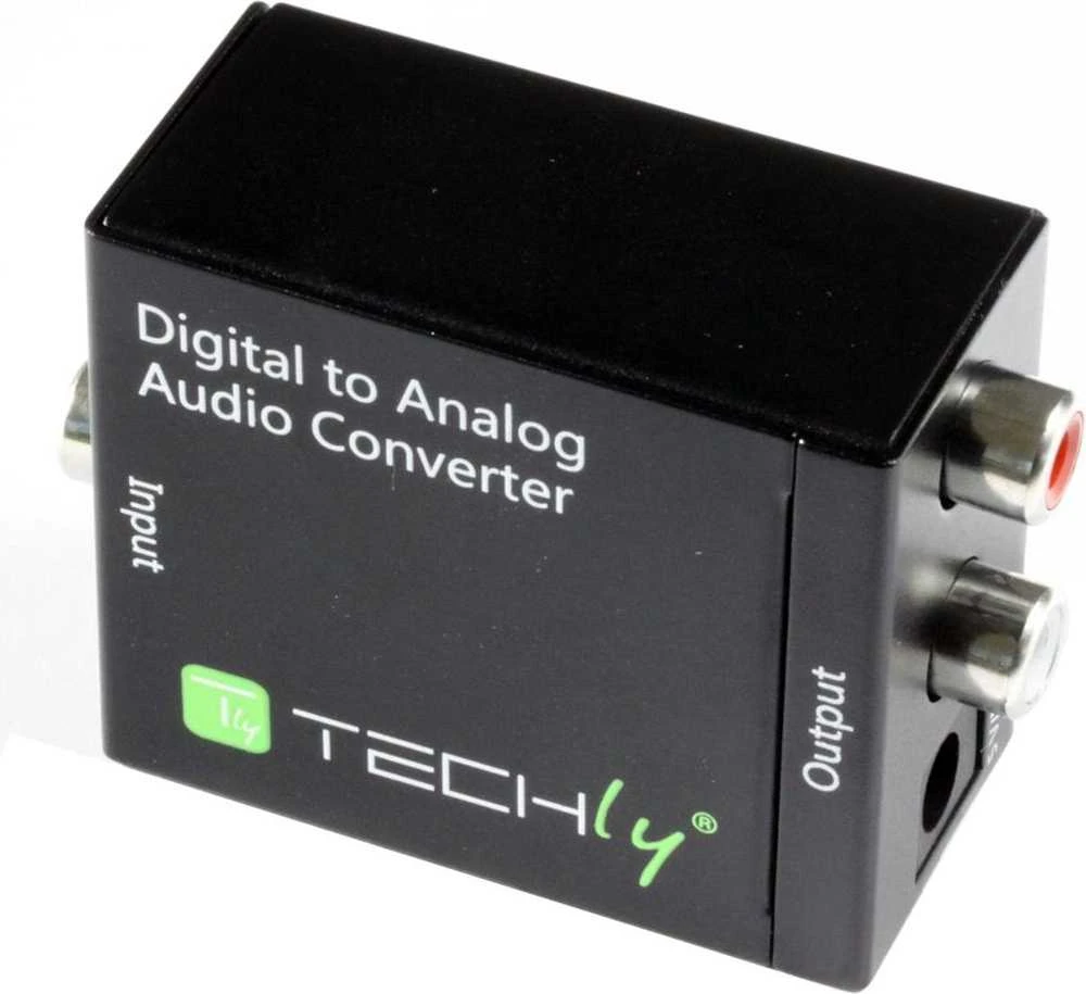 Techly IDATA SPDIF-3 kabelių sąsaja / invertavimo adapteris Multiconnection RCA Juoda