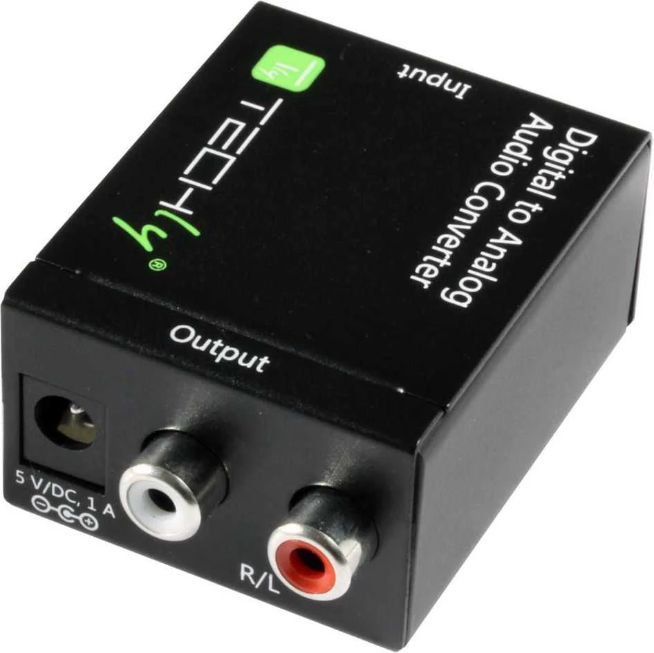 Techly IDATA SPDIF-3 kabelių sąsaja / invertavimo adapteris Multiconnection RCA Juoda
