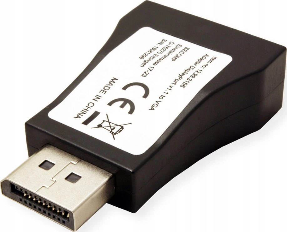 AV adapteris Triton Adapteris VALUE DisplayPort-VGA, DP kištukas - VGA moteriškas, aktyvus
