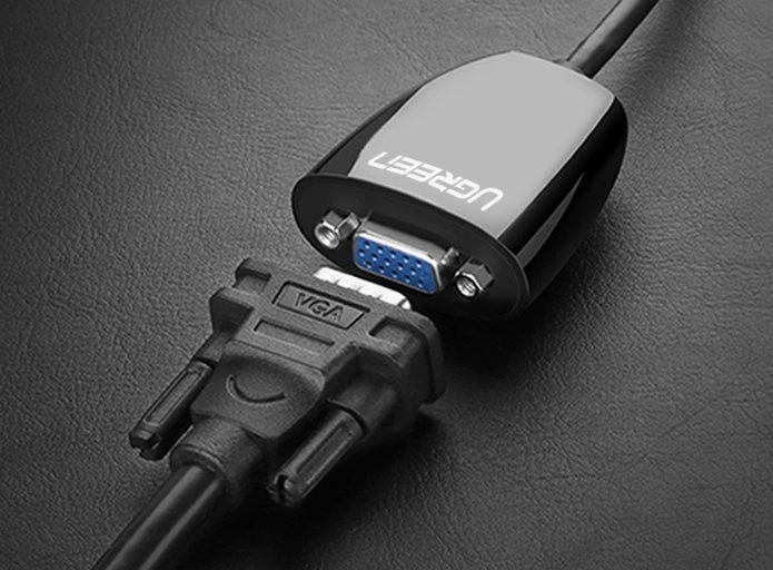 UGREEN MM105 HDMI - VGA Adapteris be garso juodas
