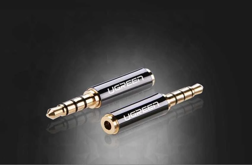 UGREEN 20502 2.5mm micro lizdo adapteris į 3.5 mm mini jack lizdo - Juodas