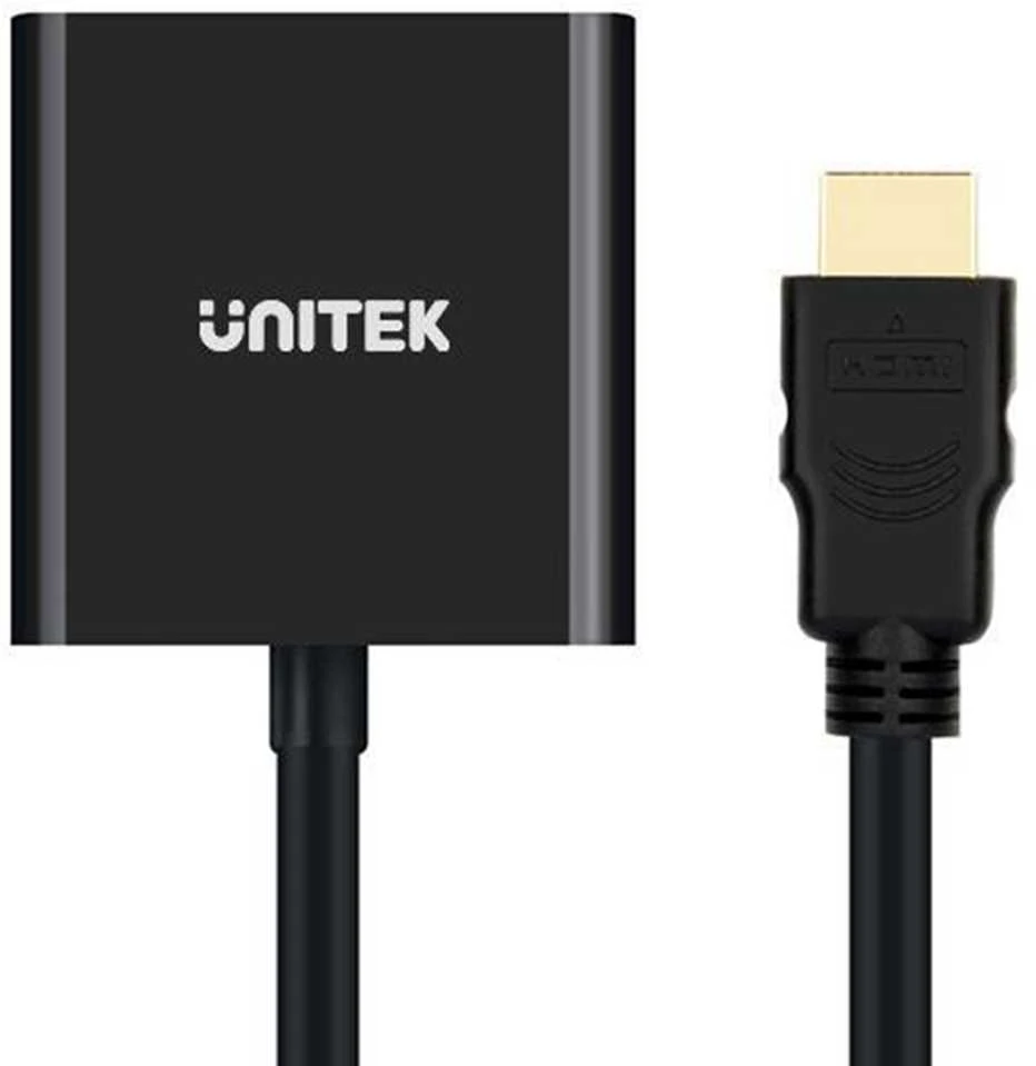 UNITEK Y-6333 Unitek HDMI į VGA adapteris + garsas, Y-6333