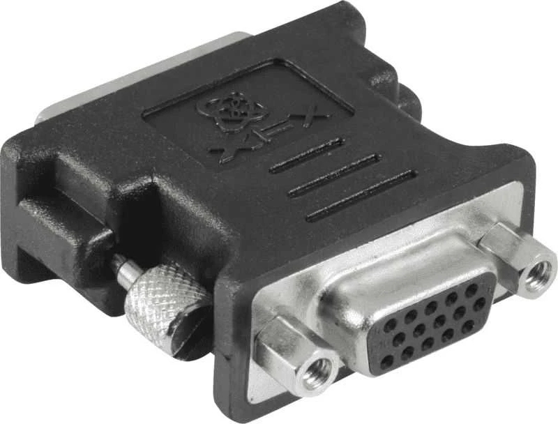 Adapteris AV XFX DVI-I - D-Sub (VGA) juoda (MA-AP01-DV1K)