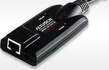 AV signalo perdavimo sistema Aten USB 2.0 Virtual Media CPU modulis, 50 metrų, ALTUSEN KA7176