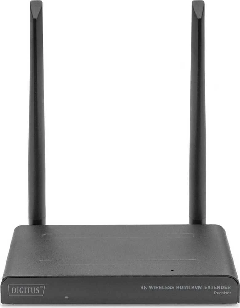 Digitus DS-55329 vaizdo ir garso signalų ilgintuvas AV imtuvas Juoda