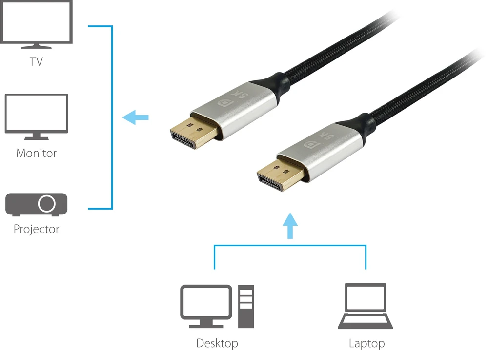 Equip 119266 „DisplayPort“ kabelis 10 m Juoda