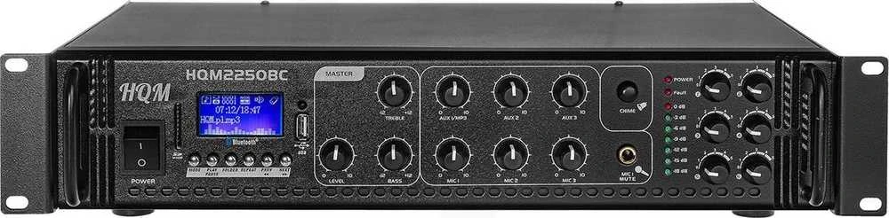 HQM2250BC STIPRINTUVAS FM RADIJAS/MP3/BLUETOOTH 250W