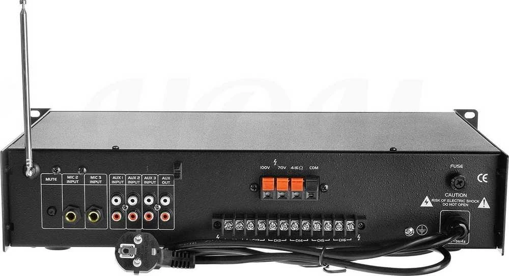 Stiprintuvas HQM2060BC su FM radijo, MP3 ir „Bluetooth“ funkcijomis, 60 W