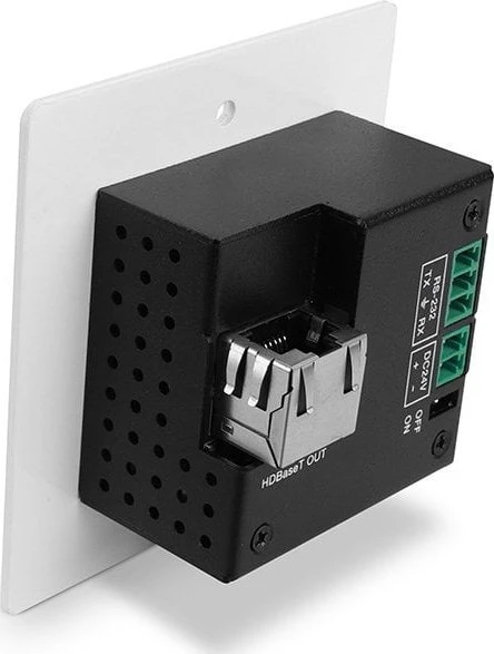 AV Ilgiklis - LINDY Cat.6 HDMI, IR & RS-232 HDBaseT JK Sieninis Plokštelės Prailgintuvas, Baltas