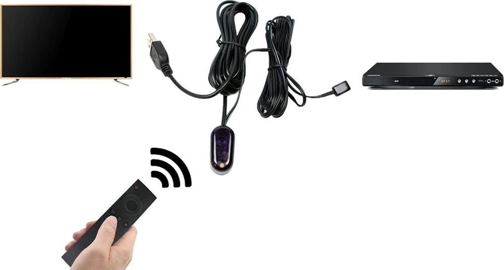 Spacetronik IR Extender spintelės nuotolinio valdymo relė SP-IR02