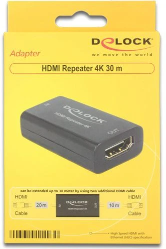 DELOCK kartotuvas HDMI 4K 30m