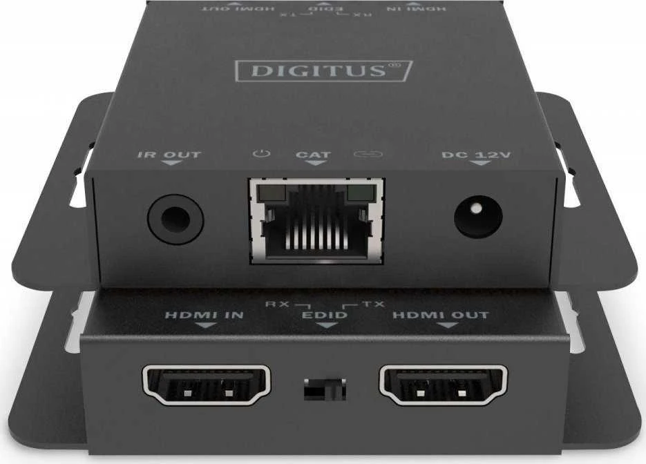 Assmann elektroninis DIGITUS HDMI prailginimo rinkinys 4K/30Hz 70m PoC IR