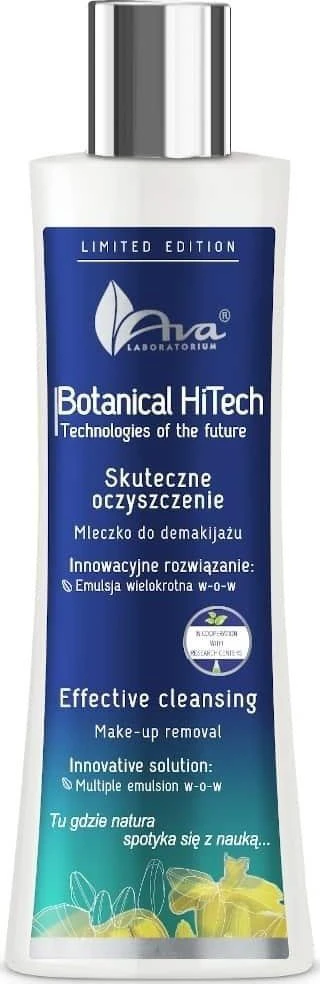 Ava Laboratorium Botaninis HiTech makiažo valiklis pienelis 200 ml