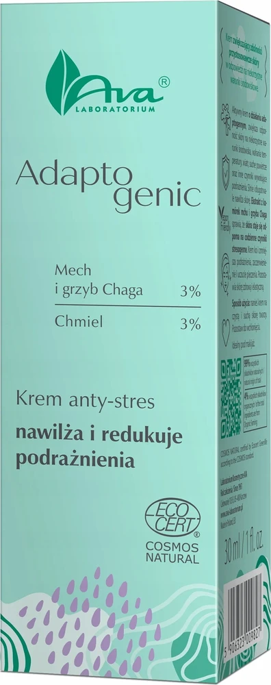 Ava Laboratorium Adaptogeninis kremas anty-stres 30ml