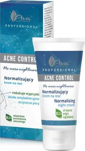 Ava Laboratorium Acne Control Professional normalizuojantis naktinis kremas 50ml