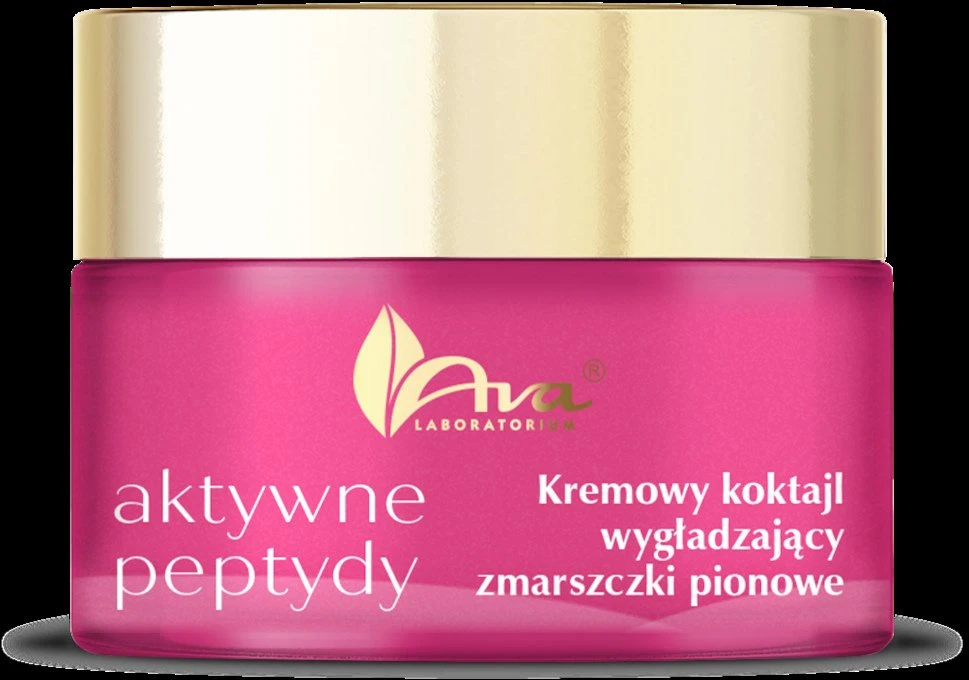 Ava Laboratorium Aktyviųjų peptidų kreminis kokteilis, lyginantis vertikalias raukšles, 50 ml