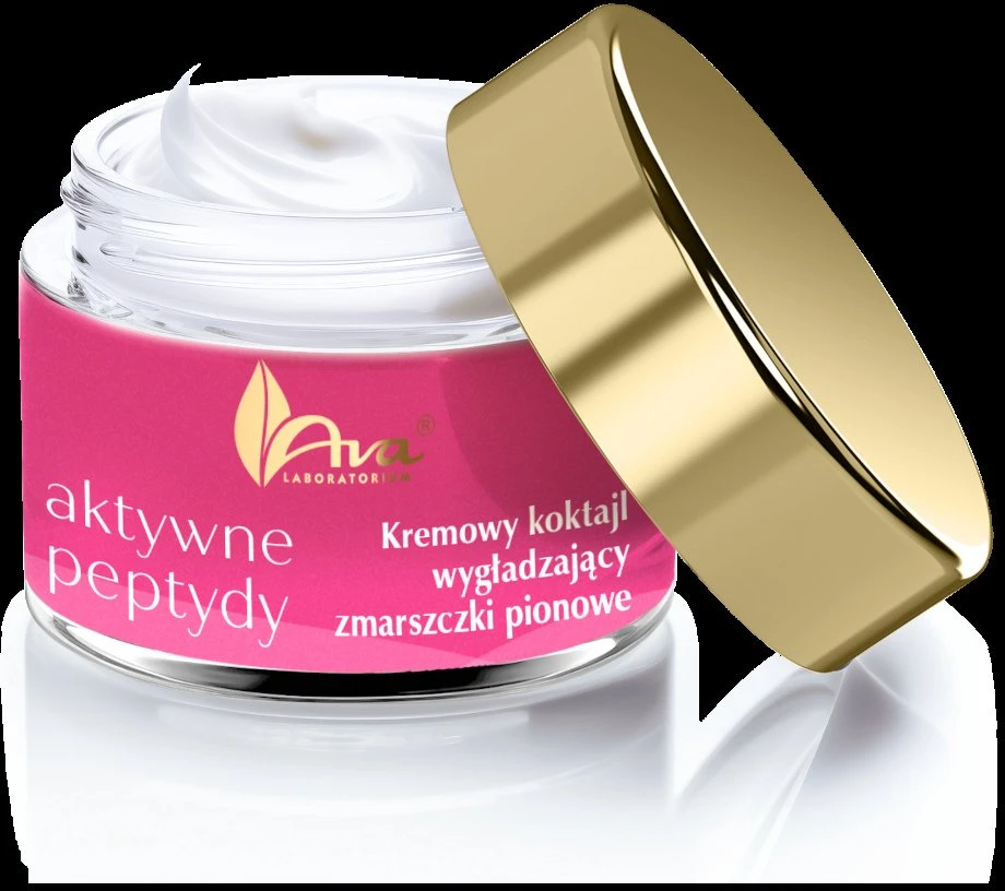 Ava Laboratorium Aktyviųjų peptidų kreminis kokteilis, lyginantis vertikalias raukšles, 50 ml