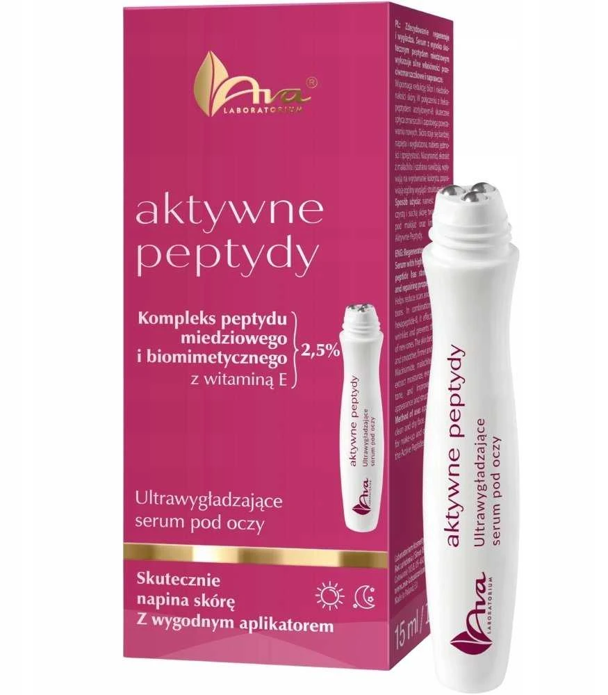 Ava Laboratorium Aktyvieji peptidai itin lyginamasis paakių serumas 15ml