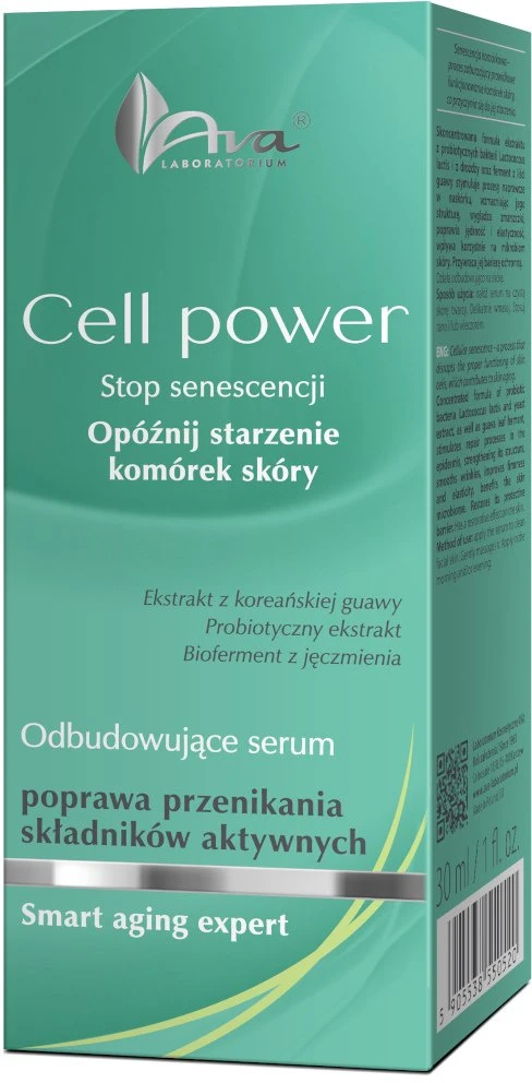 Ava Laboratorium „Cell Power“ regeneruojamasis veido serumas 30 ml