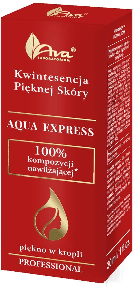 Ava Laboratorium Drėkinamasis veido serumas Beautiful Skin Aqua Express kvintesencija 30ml