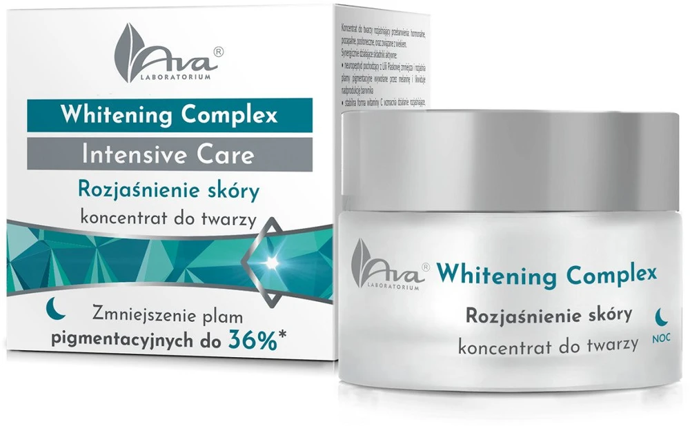 Ava Laboratorium Whitening Complex Intensive Care šviesinantis veido koncentratas nakčiai 50ml