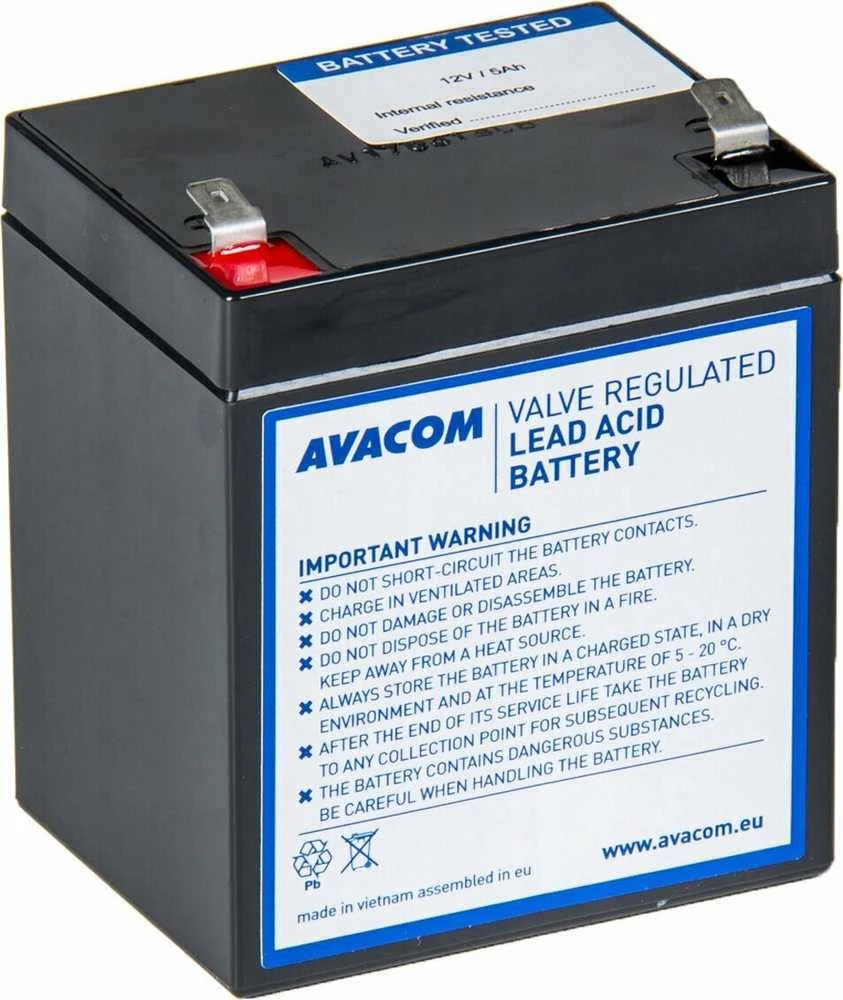 AVACOM AVA-RBP01-12050-KIT - BATTERY FOR UPS BELKIN, CYBERPOWER, EATON, EFFEKTA, FSP FORTRON