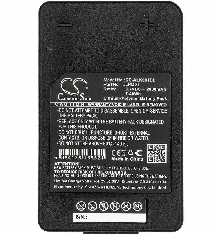 Akumuliatorius Avacom Cameron Sino Technology Baterija AUTEC R0BATT00E10A0, LPM01 3,7V 2000mAh LK NEO 6/8/10/12