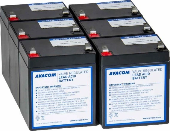 AVACOM RBC141 - akumuliatoriaus atnaujinimo rinkinys (6 baterijos)