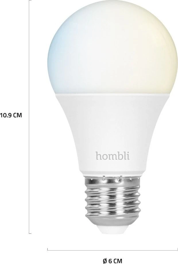 „Hombli“ – E27 išmanioji lemputė CCT – reklaminis rinkinys