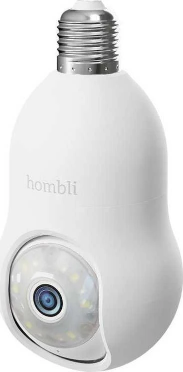„Hombli“ – išmanioji lemputės formos kamera, balta