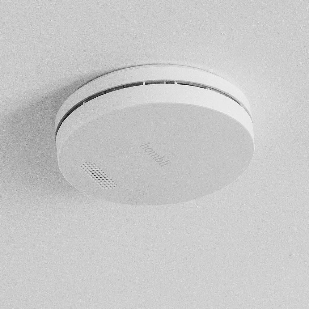 „Hombli“ – išmanusis dūmų detektorius, reklaminis rinkinys, 2+1, baltas
