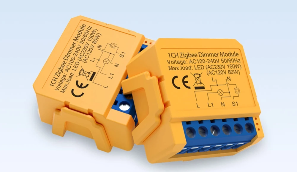 Išmanusis ZigBee nuleidimo jungiklis Avatto ZDMS16-1 TUYA