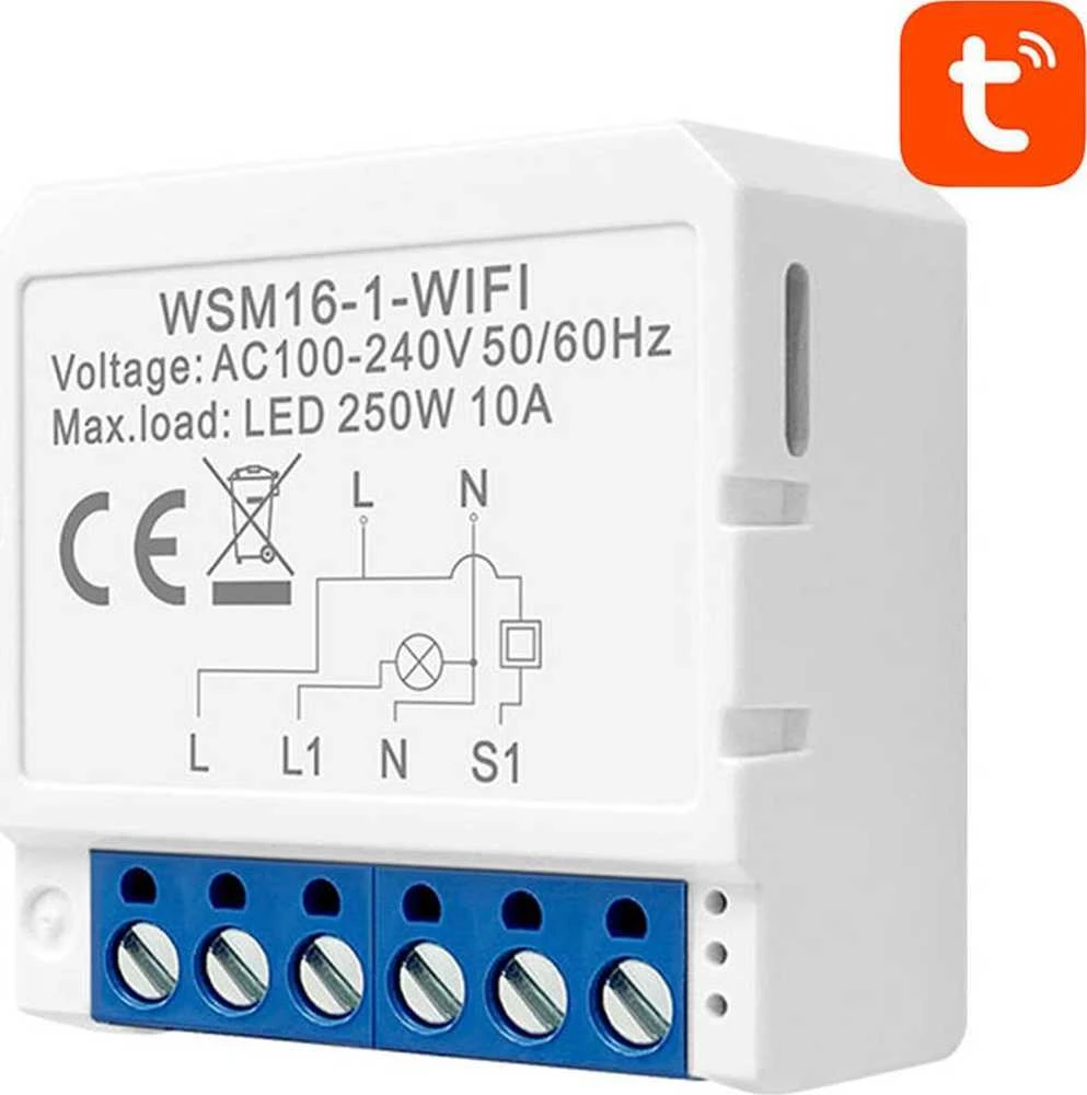 Smart Switch modulis WiFi Avatto WSM16-W1 TUYA