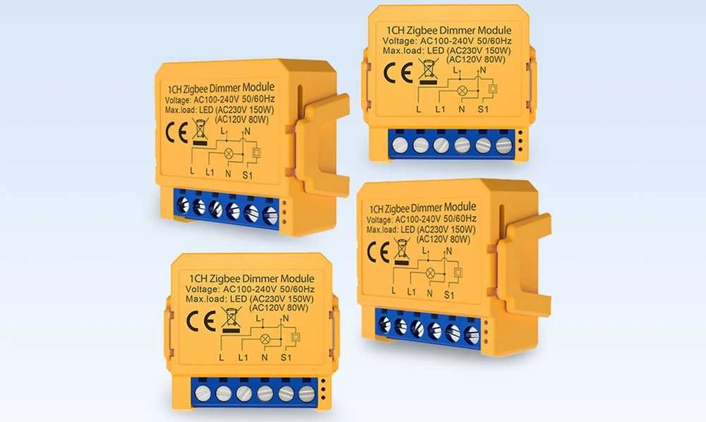 Išmanusis ZigBee nuleidimo jungiklis Avatto ZDMS16-2 TUYA