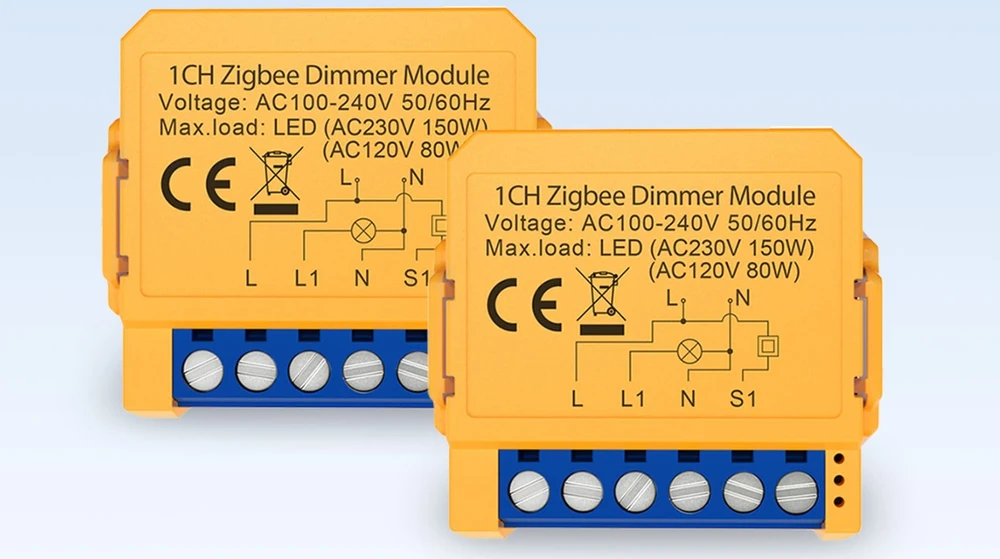Išmanusis ZigBee nuleidimo jungiklis Avatto ZDMS16-1 TUYA