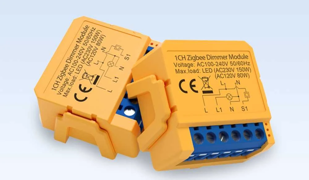 Išmanusis ZigBee nuleidimo jungiklis Avatto ZDMS16-2 TUYA