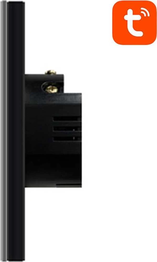 Smart Light Switch WiFi Avatto TS02-EU-B1 1 Way TUYA juodos spalvos