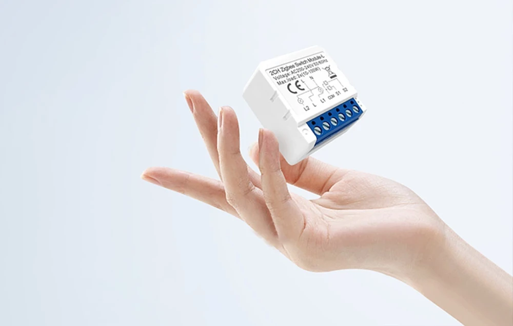 Išmanusis jungiklio modulis ZigBee Avatto LZWSM16-W2 Nėra neutralaus TUYA