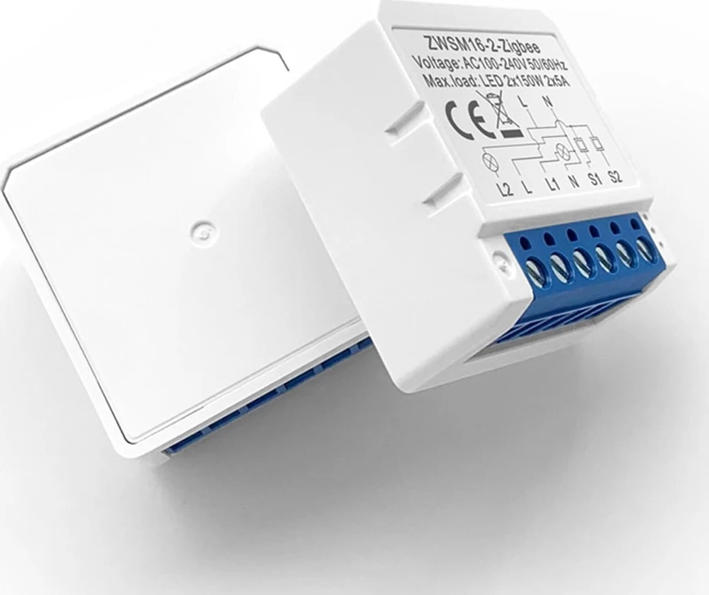 Išmanusis jungiklio modulis ZigBee Avatto LZWSM16-W2 Nėra neutralaus TUYA