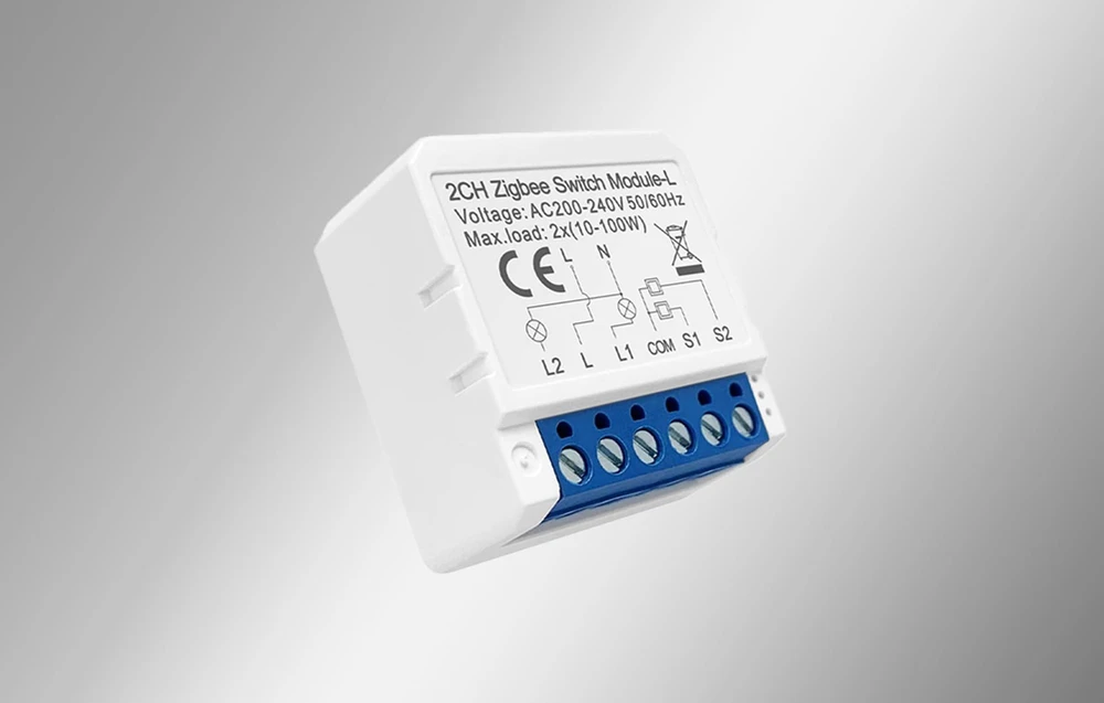Išmanusis jungiklio modulis ZigBee Avatto LZWSM16-W2 Nėra neutralaus TUYA
