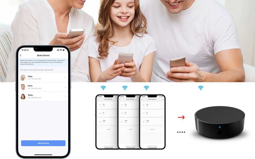 Universalus nuotolinio valdymo pultas IR WiFi RF 433 MHz Avatto S16 Pro TUYA