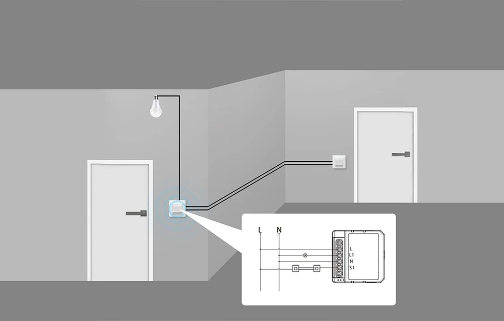 Smart Switch modulis WiFi Avatto WSM16-W4 TUYA