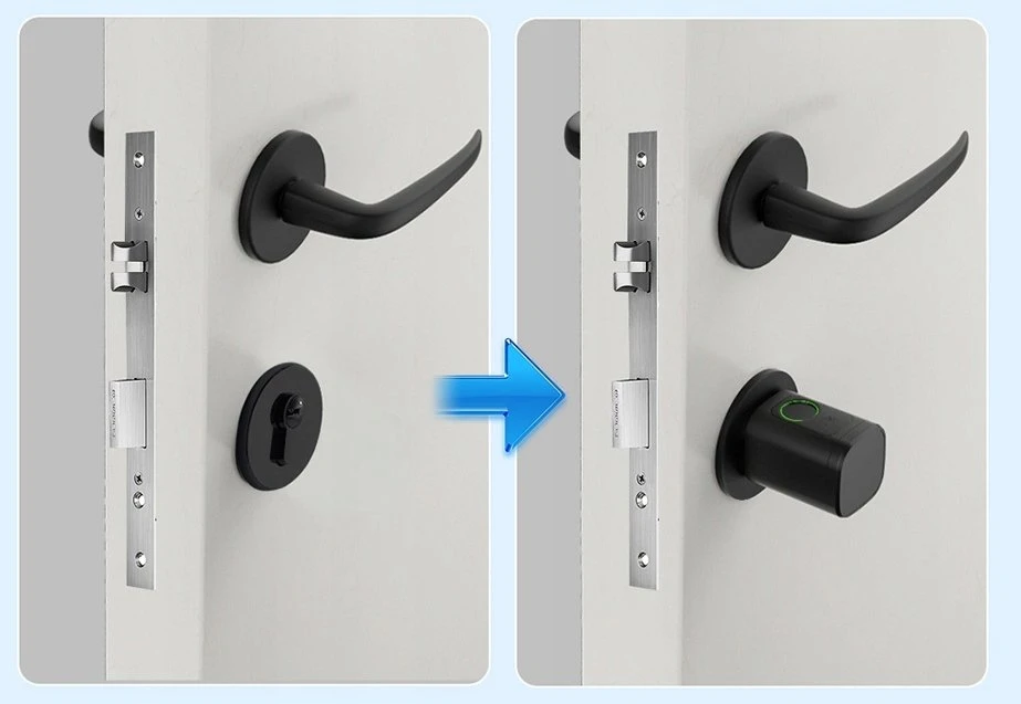 Avatto SDL-V1-B100 100mm digital lock cylinder Juodas